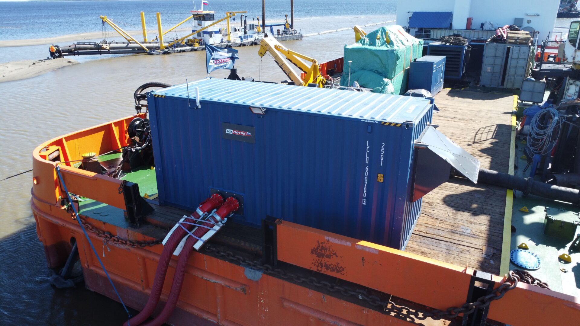 Дизельная Насосная Станция в утепленном контейнере (Карское море) DNS.SHP-2 E800