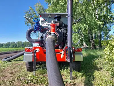 Комплектация шланговой системы с диаметрами магистральных шлангов 203 мм