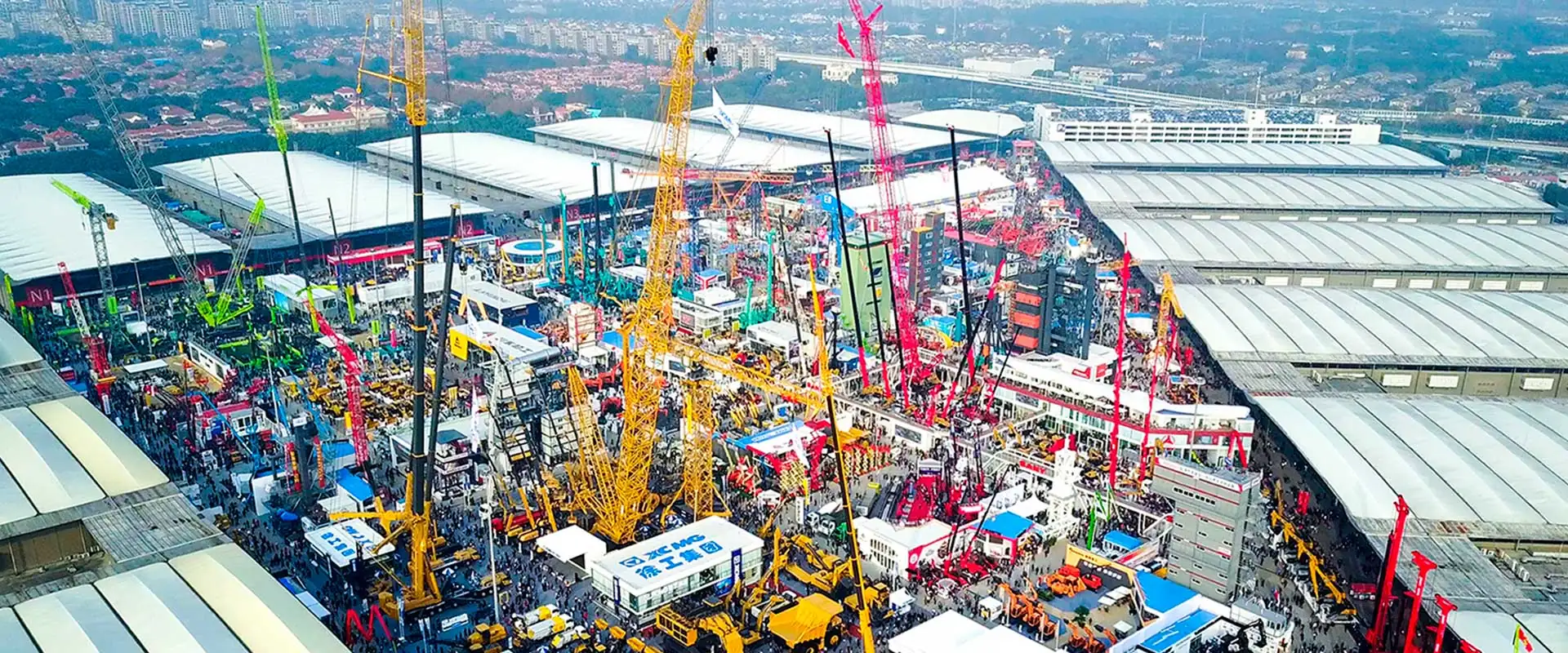 Павильоны выставки Bauma China 2024