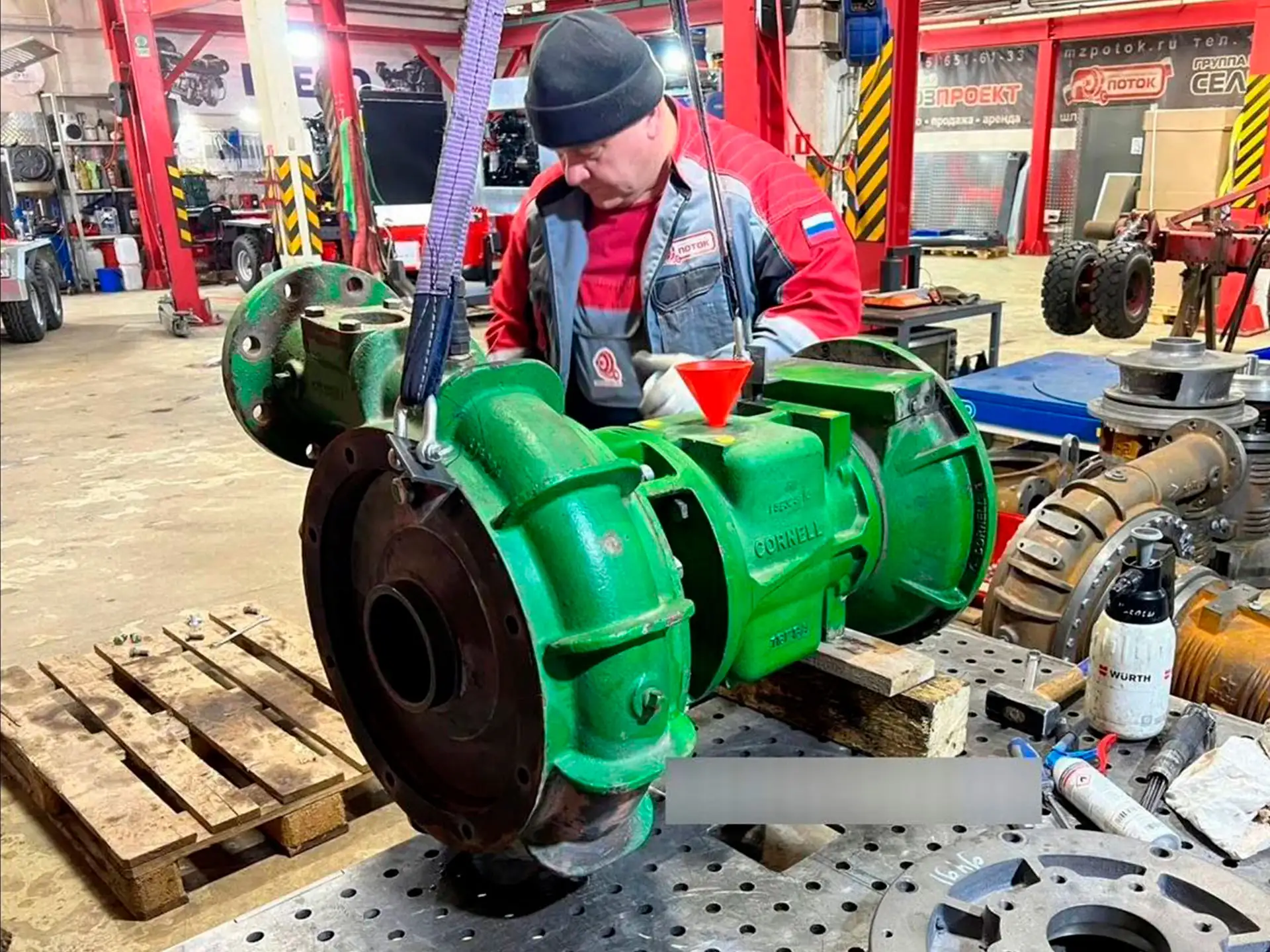 Ремонт насосов Соrnеll в компании МЗ Поток