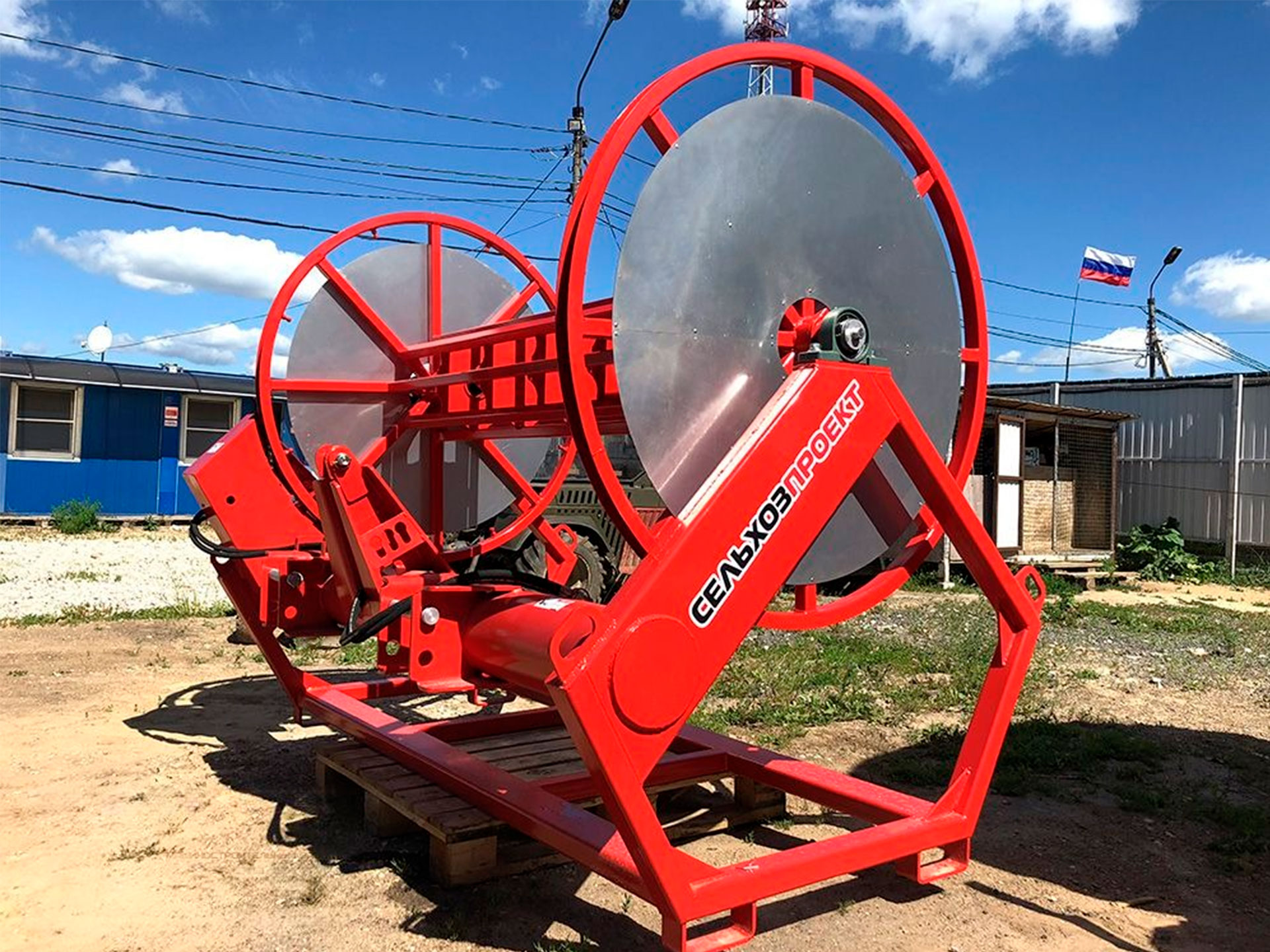 Транспортировщик шлангов навесной