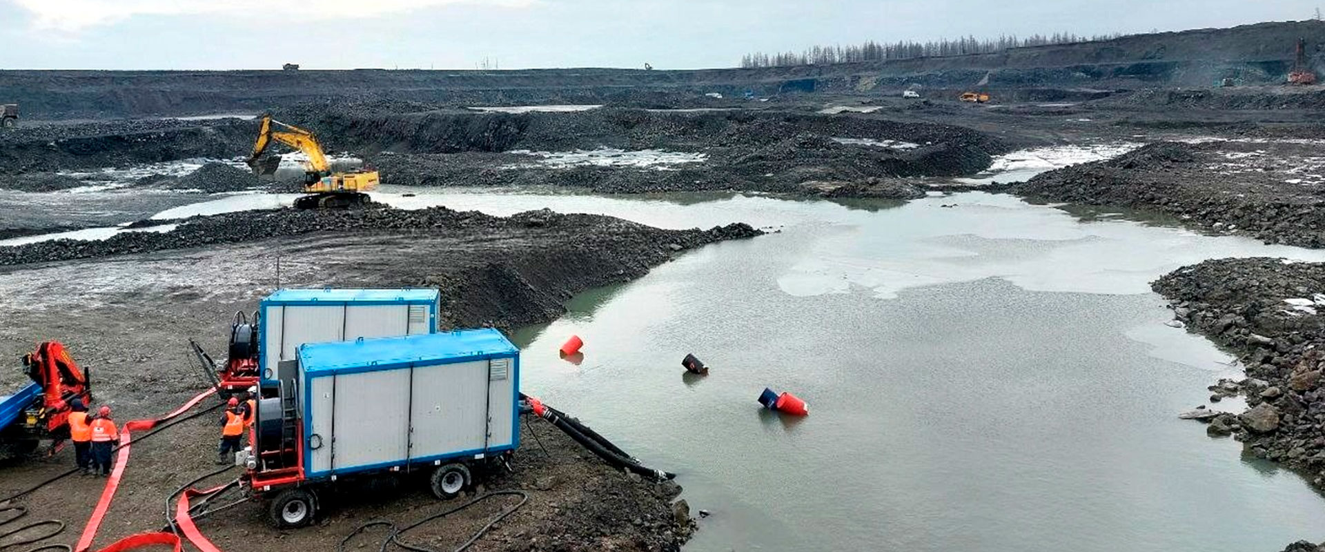 Насосные дизельные станции Zvezda RUS для карьерного водоотлива