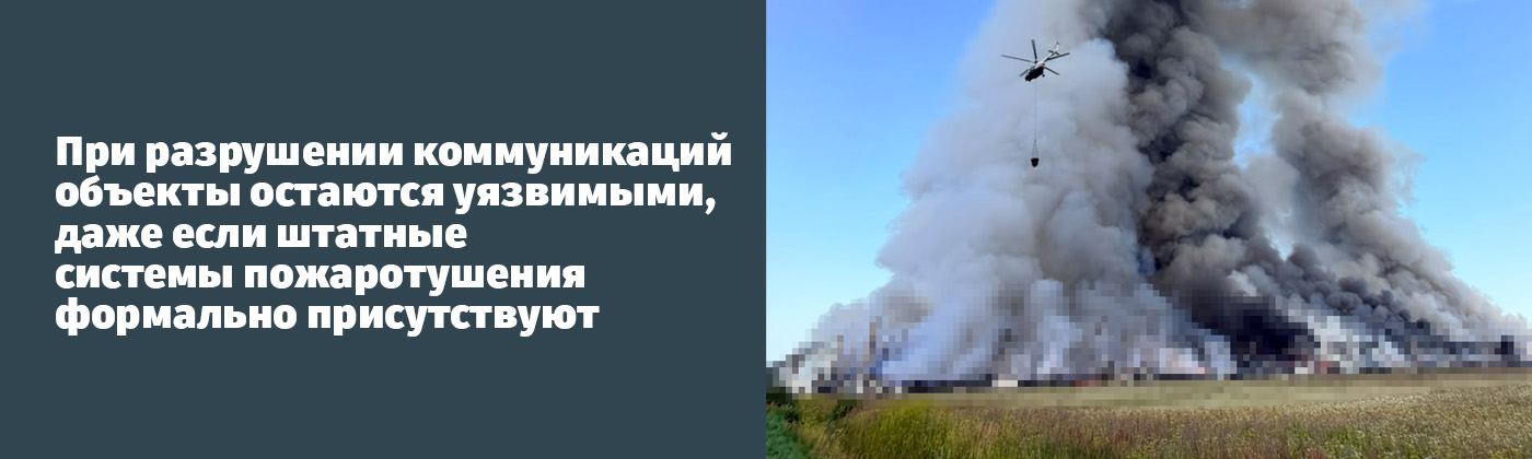 Применение современных средств пожаротушения