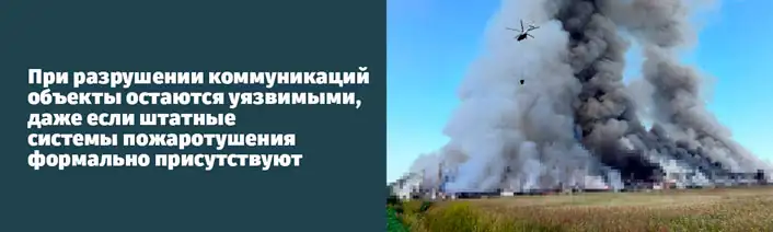 Применение современных средств пожаротушения