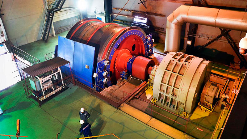 Скиповая машина на руднике "Скалистый"