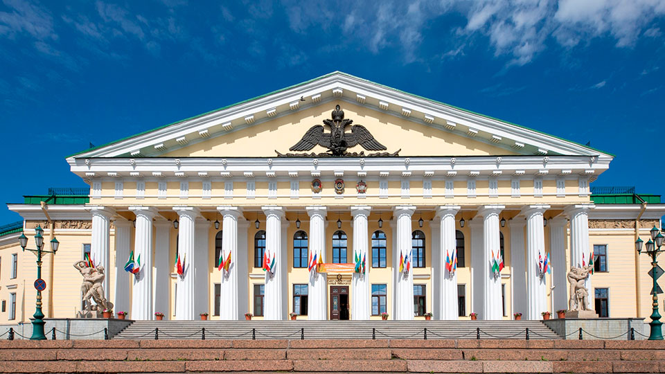 Здание СПбГУ Санкт-Петербургский горный университет